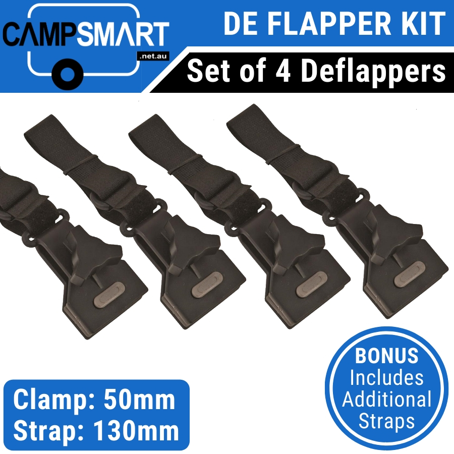 Caravan Awning Deflappers Anti Flap Kit DeFlapper De Flappers De