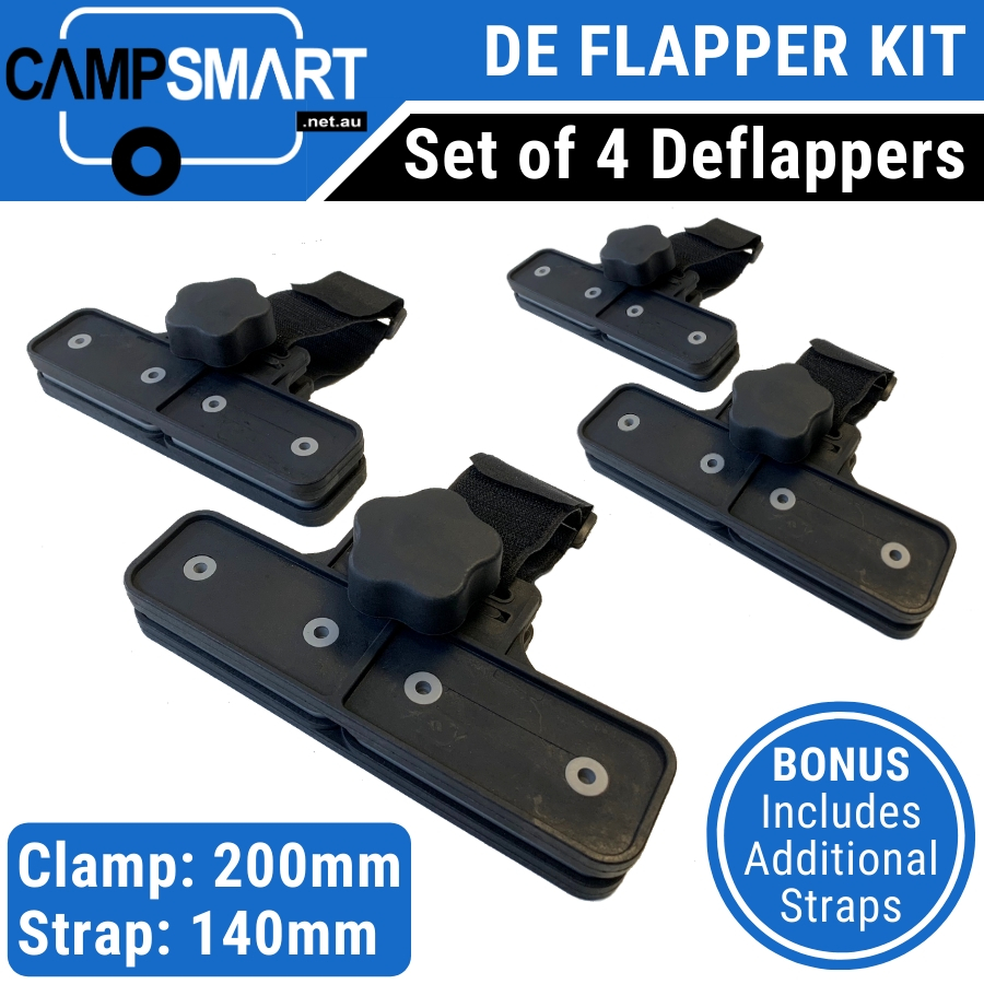 Caravan Awning XL Max Deflappers Anti Flap Kit De Flappers RV