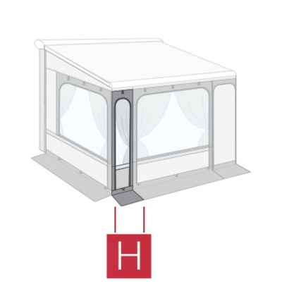 Fiamma Front Panel 40 (H) for F65/80 Privacy Room