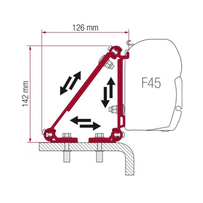 Fiamma F45 Multi Bracket Kit