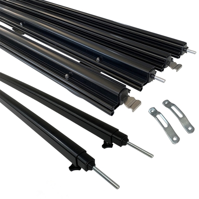 Premium Long Black Anti Flap Kit with 2 Rafters