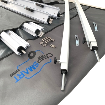 Premium Long White Anti Flap Kit, 6 Pocket Bag & 2 Rafters Package