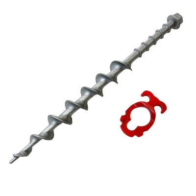 Large Alloy Screw In Peg with ABS Guy Rope Holder