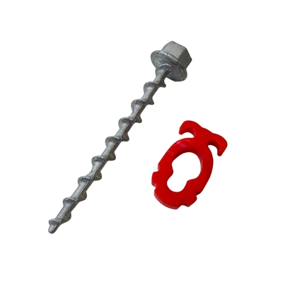 Small Alloy Screw In Peg with ABS Guy Rope Holder