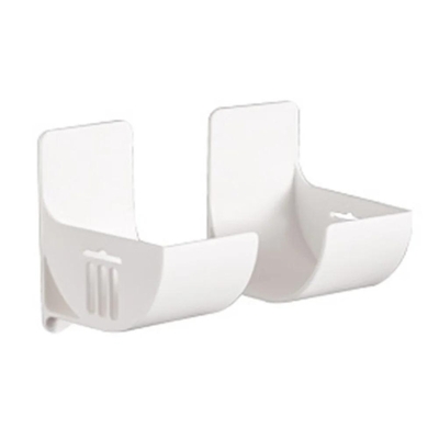 Compact Caravan Wall-Mounted Roll Holder - White