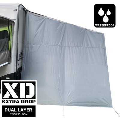 Dual Layer Front XD Caravan End Wall Privacy Screen