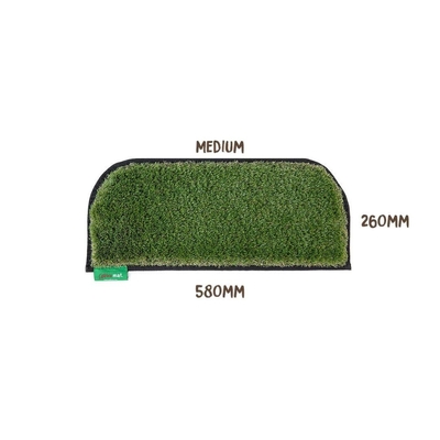 muk mat Rounded Caravan Step Green - Medium