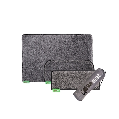 Muk Mat Large, Step & Pull Out Step Mat Bundle - Grey