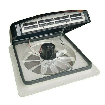 Electric 12V Roof Vent Hatch Fan with Remote & Rain Sensor