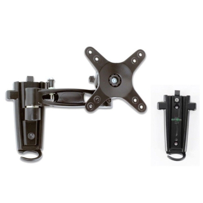 Single arm LCD caravan RV TV bracket with 2 mounting brackets